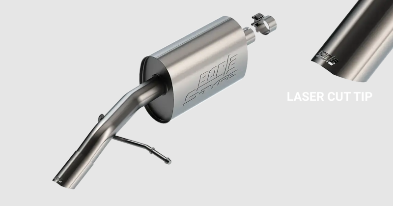 Borla 2025 Kia K4 2.0L 4dr S-Type 2.25in Turndown Tip Axleback Exhaust Axle Back Borla