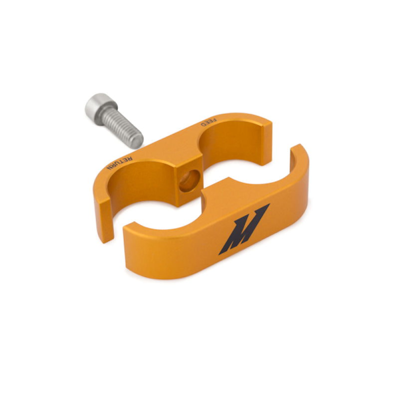 Mishimoto Oil Line Stay -10AN - Gold Oil Line Kits Mishimoto