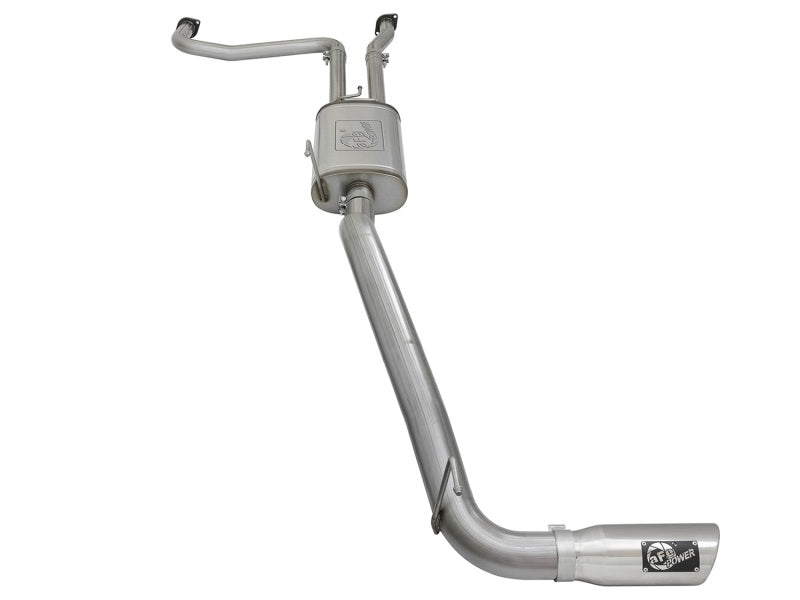 aFe MACH Force-Xp 2-1/2in Cat-Back Exhaust System w/ Polished Tip 16-17 Nissan Titan XD V8 5.6L Catback aFe