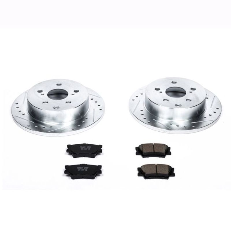 Power Stop 10-12 Lexus HS250h Rear Z23 Evolution Sport Brake Kit Brake Kits - Performance D&S PowerStop