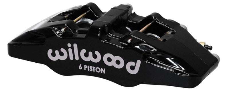 Wilwood Caliper-Forged Dynapro 6 5.25in Mount-R/H 1.62/1.38in/1.38in Pistons .38in Disc Brake Calipers - Perf Wilwood