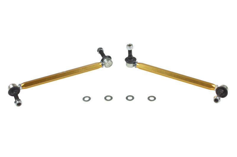 Whiteline 05-10 Chevy Cobalt/6/09+ Cruze/06-11 HHR Front Sway Bar - Link Assembly H/D Adj Steel Ball Sway Bar Endlinks Whiteline