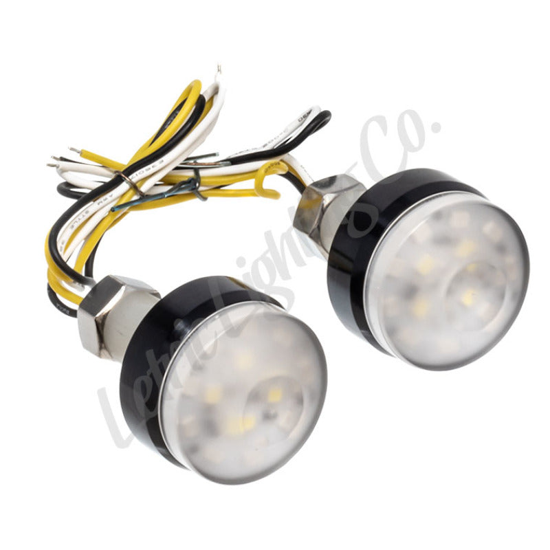 Letric Lighting Surface Ind Lights Blk Wht/Amb Sidemarkers & Indicators Letric Lighting
