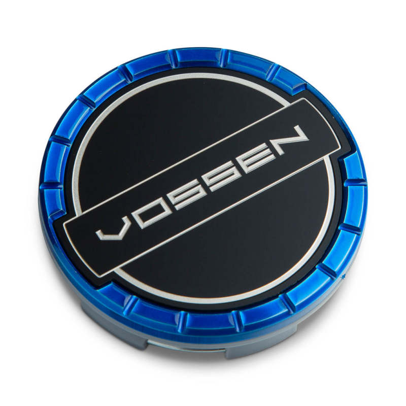 Vossen Billet Sport Cap - Large - Classic - Fountain Blue Wheel Center Caps Vossen