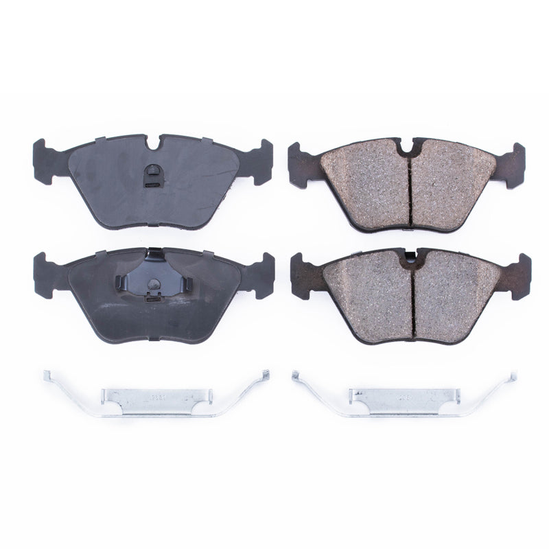 Power Stop 89-91 Audi 200 Front Z17 Evolution Ceramic Brake Pads w/Hardware Brake Pads - OE PowerStop