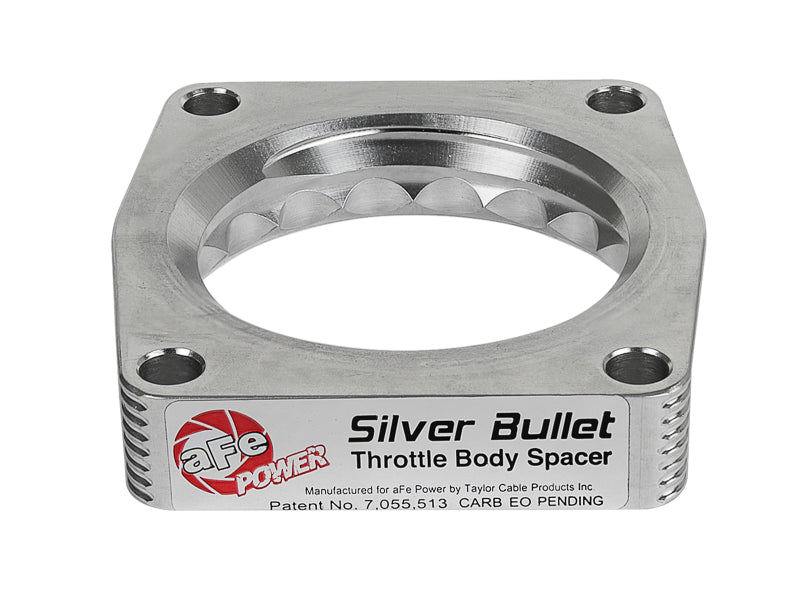 aFe Silver Bullet Throttle Body Spacer TBS 17-19 Nissan Patrol (Y61) I6-4.8L Throttle Body Spacers aFe