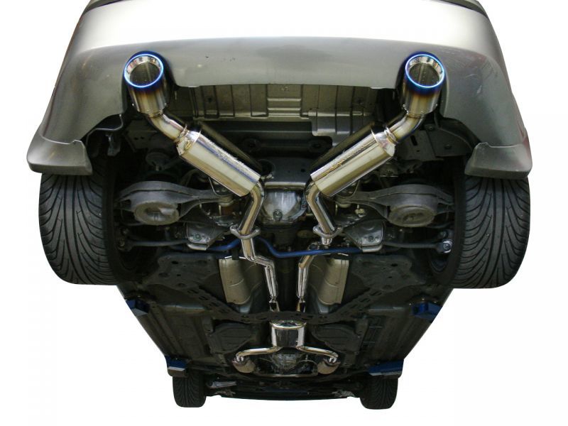Injen 03-08 350Z Dual 60mm SS Cat-Back Exhaust w/ Built In Resonated X-Pipe Catback Injen
