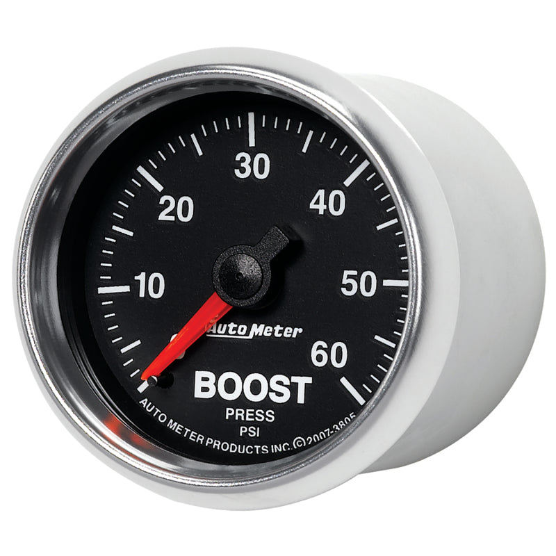 Autometer GS 52mm 0-60 psi Mechanical Boost Gauge Gauges AutoMeter