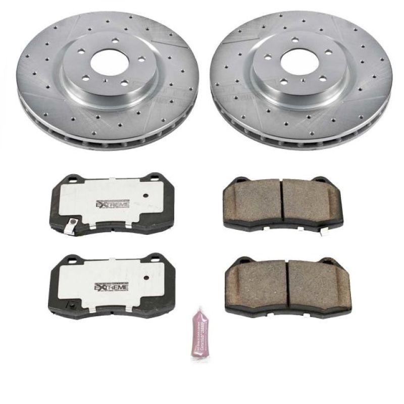Power Stop 03-04 Infiniti G35 Front Z26 Street Warrior Brake Kit Brake Kits - Performance D&S PowerStop
