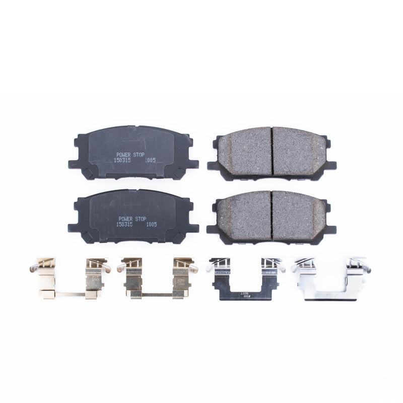 Power Stop 04-06 Lexus RX330 Front Z17 Evolution Ceramic Brake Pads w/Hardware Brake Pads - OE PowerStop