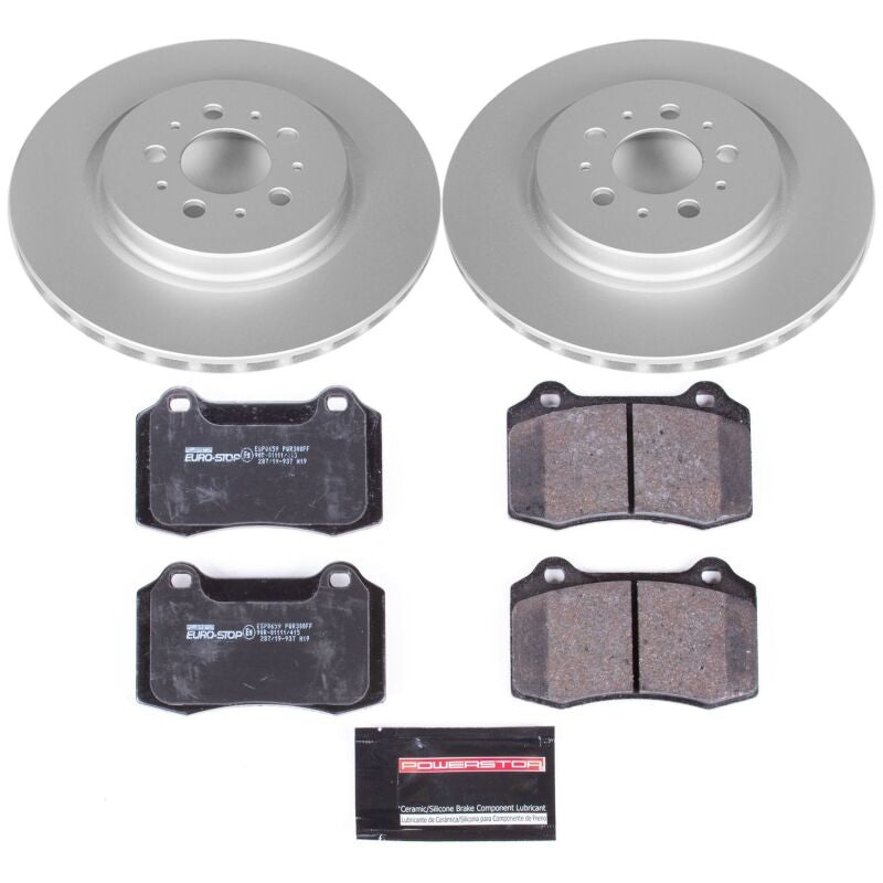 Power Stop 04-07 Volvo S60 Rear Euro-Stop Brake Kit Brake Kits - OE PowerStop