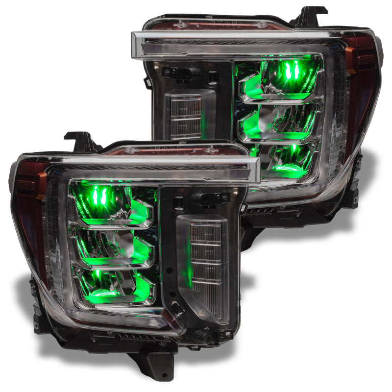Oracle 19-21 Silverado/Sierra 1500 RGB Demon Eye Headlight Kit - w/o Controller Headlights ORACLE Lighting