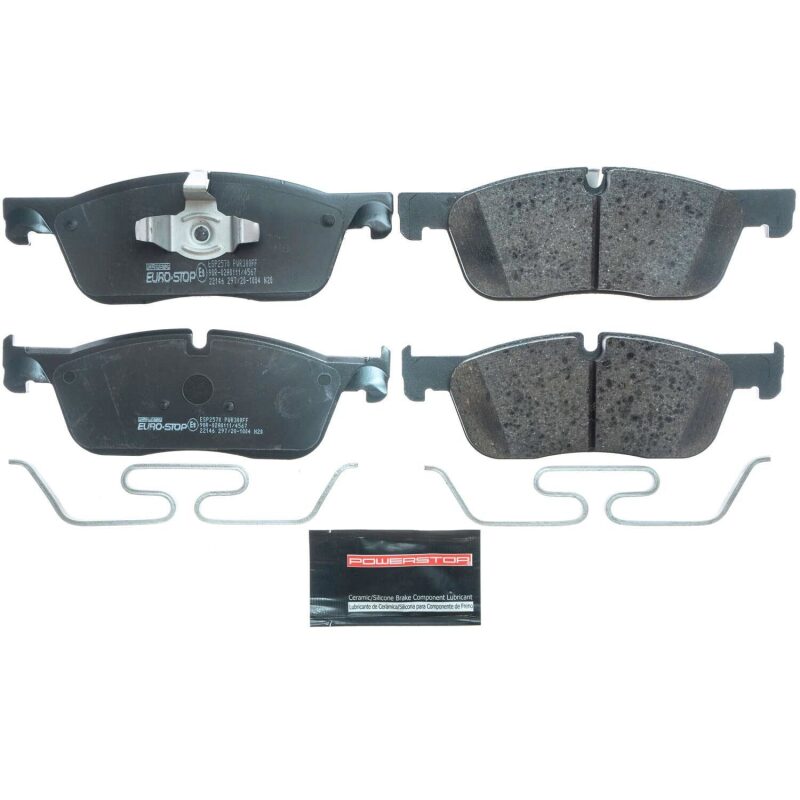Power Stop 18-19 Land Rover Range Rover Velar Euro-Stop ECE-R90 Front Brake Pads Brake Pads - OE PowerStop