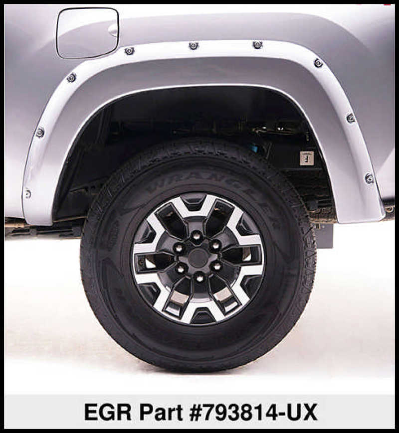 EGR 11-15 Ford Super Duty Bolt-On Look Color Match Fender Flares - Set - Ingot Silver Fender Flares EGR