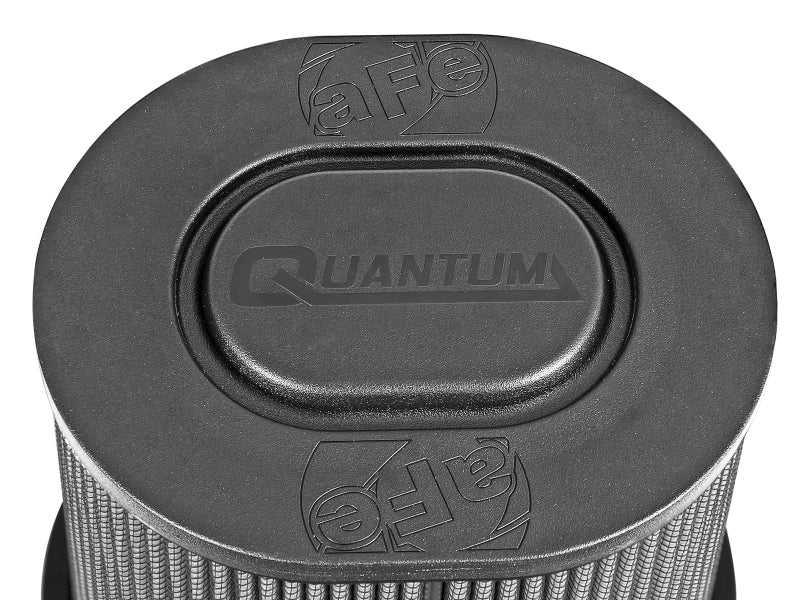 aFe Quantum Pro DRY S Air Filter Flat Top - 5in Flange x 9in Height Cold Air Intakes aFe