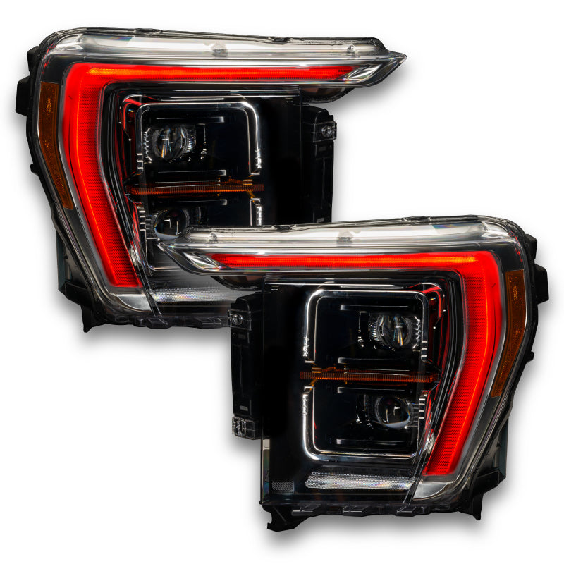 Oracle 21-22 Ford F-150 ColorSHIFT RGB+W Headlight DRL Upgrade Kit w/ No Controller Headlights ORACLE Lighting