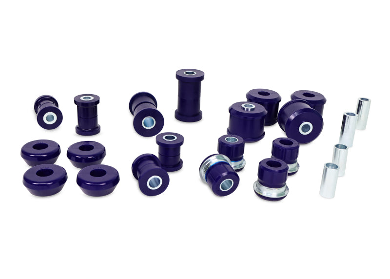 SuperPro 90-97 Mitsubishi Montero LS Control Arm & Trailing Arm Bushing Kit - (65mm Trailing Arm) Bushings - Full Vehicle Kits Superpro