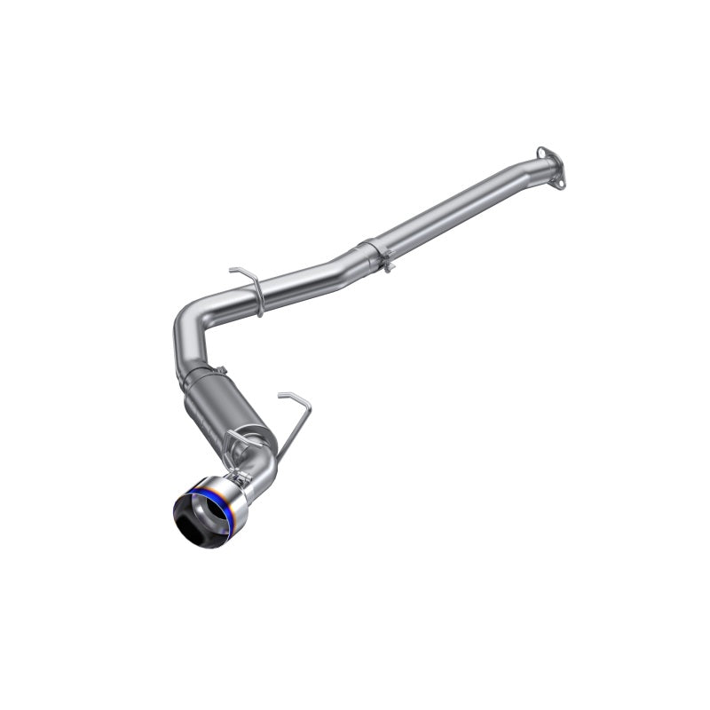 MBRP 12-22 Subaru BRZ 17-22 Toyota GR86 Stainless Steel 3in Cat-Back-Single Rear Exit w Burnt Tip Catback MBRP