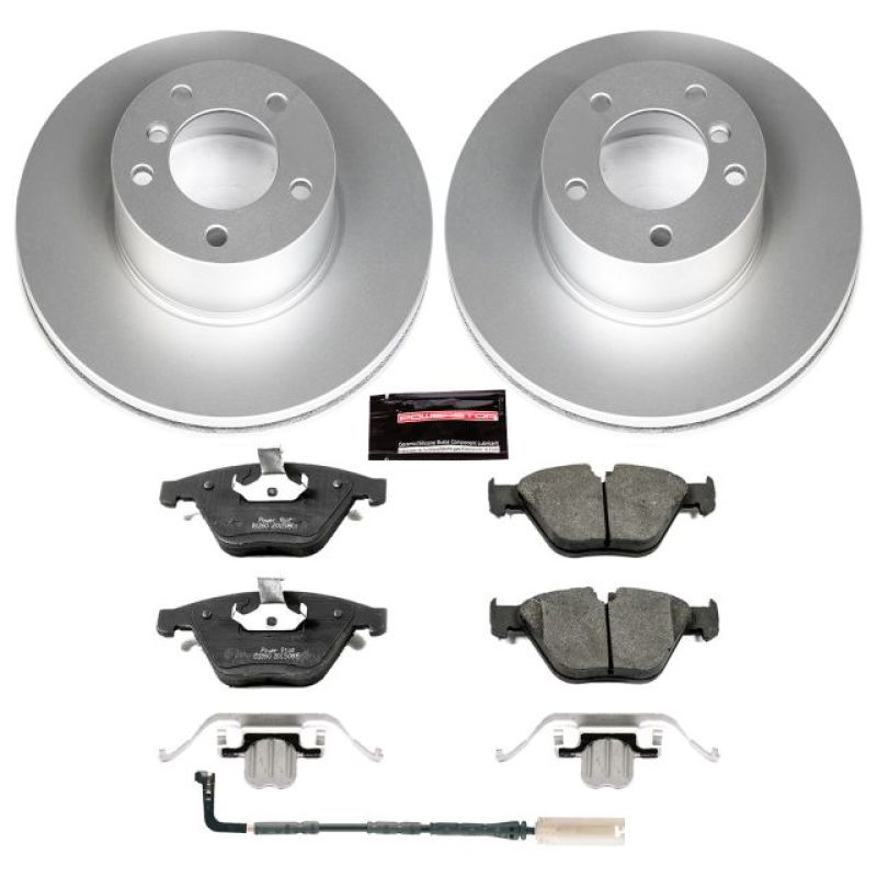 Power Stop 09-10 BMW 328i xDrive Front Z23 Evolution Sport Coated Brake Kit Brake Kits - Performance D&S PowerStop