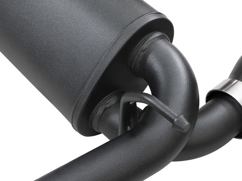aFe Rebel Series 409 Stainless Steel Cat-Back Exhaust 18-21 Jeep Wrangler JL 2.0L (t) - Black Tip Catback aFe