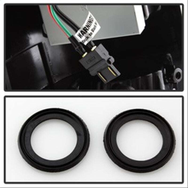 Spyder Ford F150 side 97-03/F250/350 Duty 99-07 LED Tail Lights Red Clear ALT-YD-FF15097-LED-RC Tail Lights SPYDER