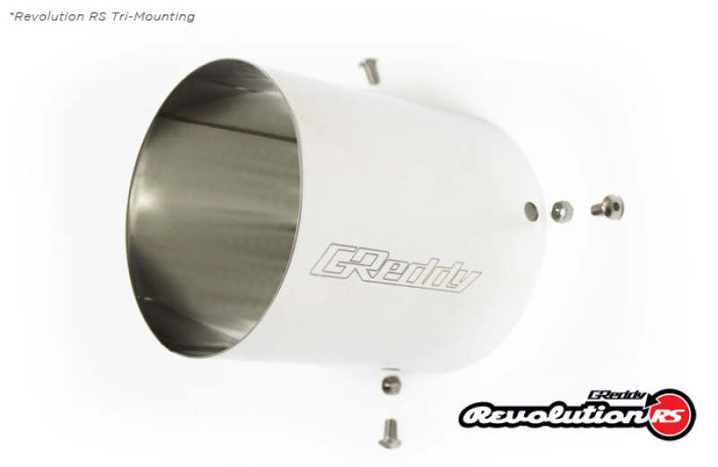 GReddy Universal 3in Revolution RS Muffler SS Tip - 115mm Dia / 185mm Length Catback GReddy