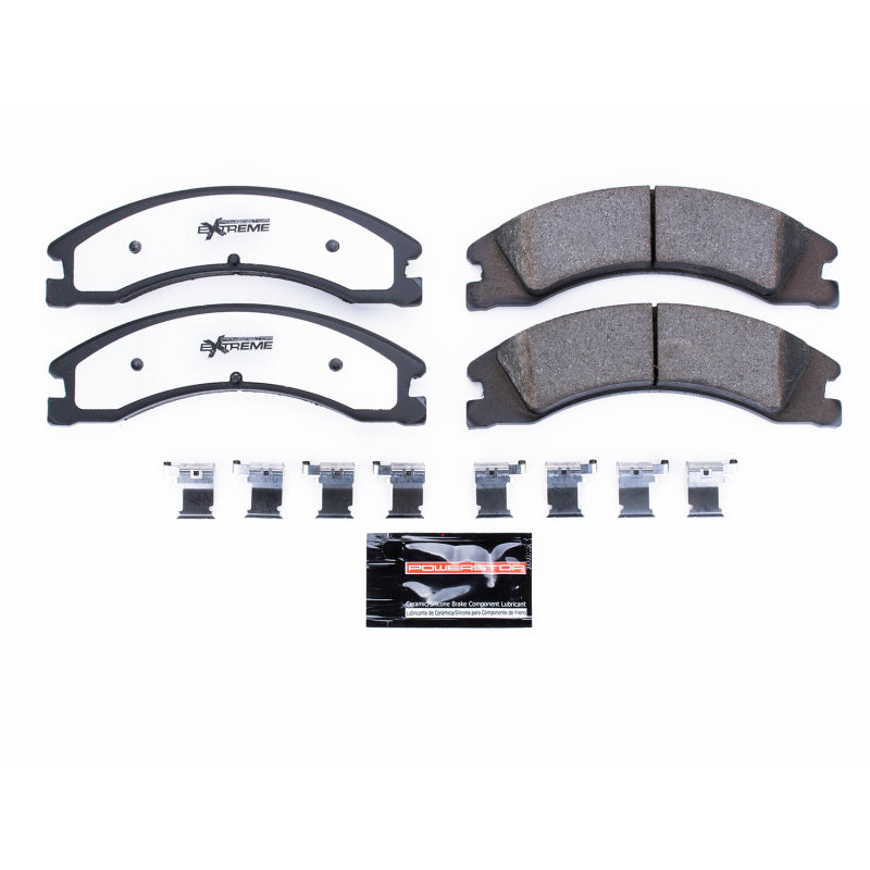 Power Stop 08-19 Ford E-450 Super Duty Rear Z36 Truck & Tow Brake Pads w/Hardware Brake Pads - Performance PowerStop