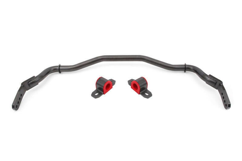 BMR 15-22 S550 Mustang Sway Bar Kit Front Hollow 38mm 3-Hole Adjustable Black Hammertone Sway Bars BMR Suspension