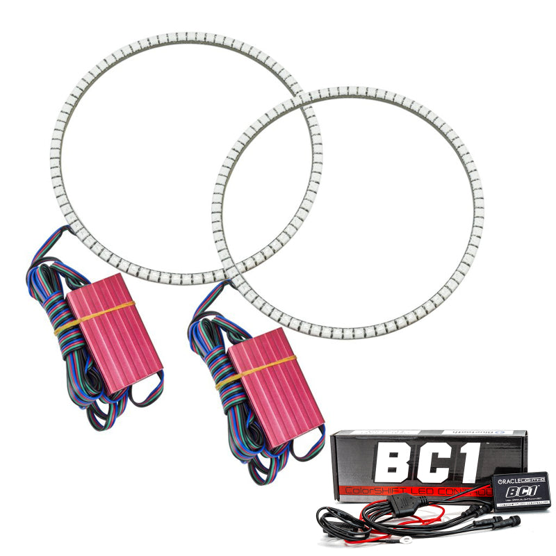 Oracle Jeep Wrangler JL/JT LED Surface Mount Headlight Halo Kit - w/ BC1 Controller Fog Lights ORACLE Lighting