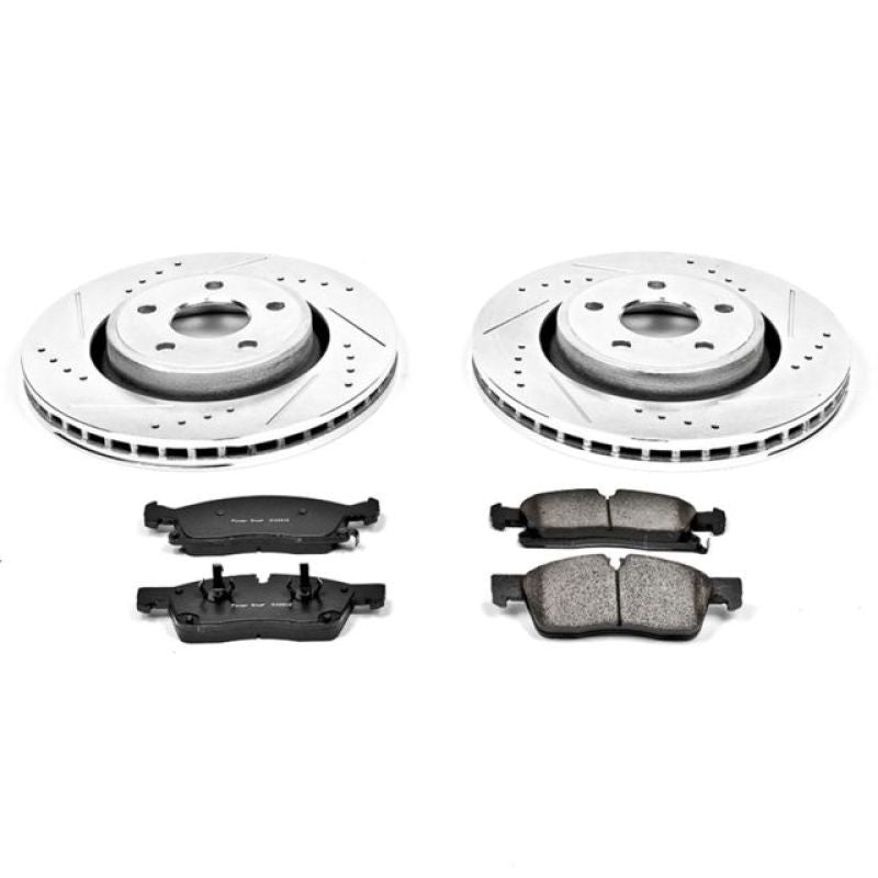Power Stop 11-19 Dodge Durango Front Z23 Evolution Sport Brake Kit Brake Kits - Performance D&S PowerStop