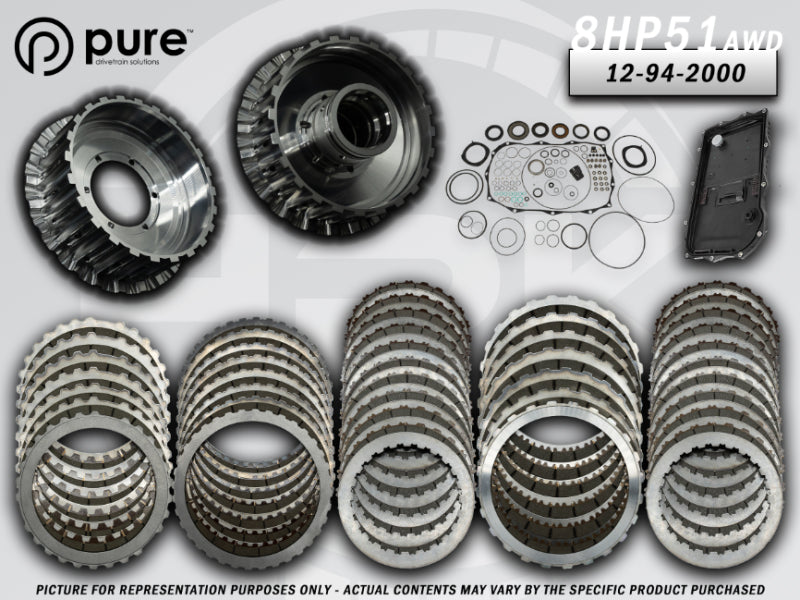 Pure Drivetrain 8HP51 High Performance Transmission Hard Parts Kit - AWD - Stage 2 Transmission Rebuild Kits Pure Drivetrain Solutions