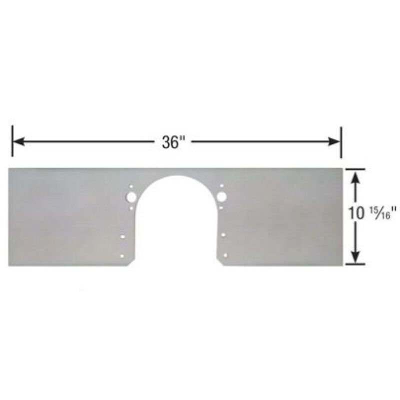Moroso Chevrolet Big Block 1-Piece Front Motor Plate Block Off Plates Moroso