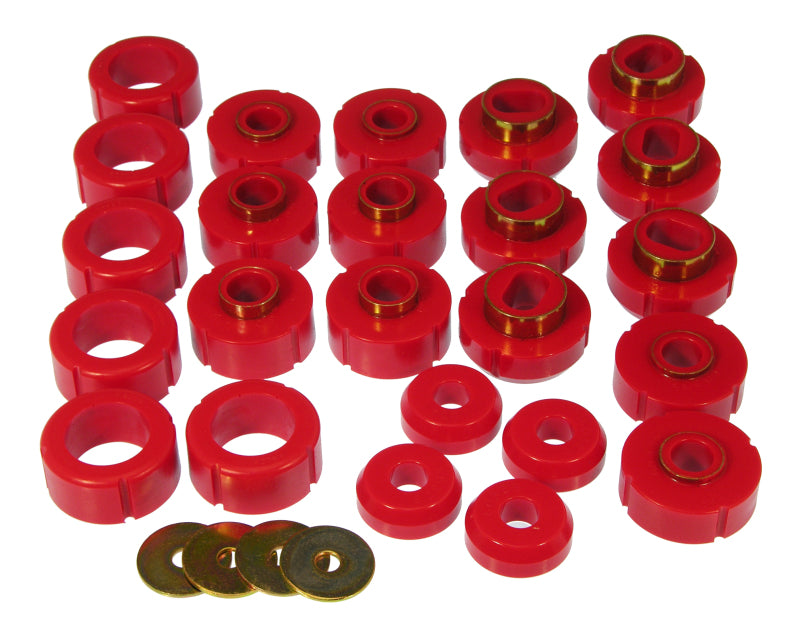 Prothane 81-91 Chevy Suburban 2/4wd Body Mount - Red Bushing Kits Prothane