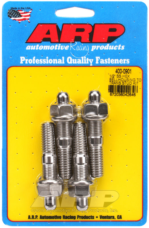 ARP 1/2in SS hex bellhousing to trans stud kit Rod Bolt Kits ARP