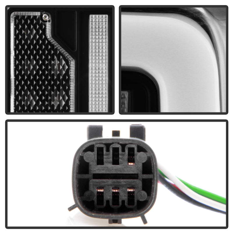 Spyder 21-23 Ford Bronco (w/ Factory Halogen) LED Tail Lights (ALT-YD-FB21-HAL-BK) Tail Lights SPYDER