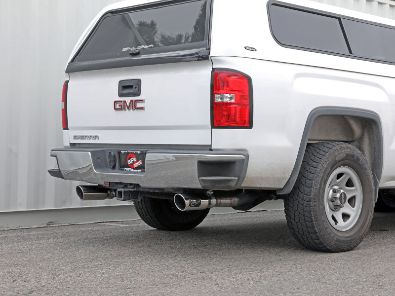aFe Apollo GT Series Cat-Back Exhaust GM Trucks 09-18 V6-4.3L/V8-4.8/5.3L-Dual Rear Exit Polish Tips Catback aFe