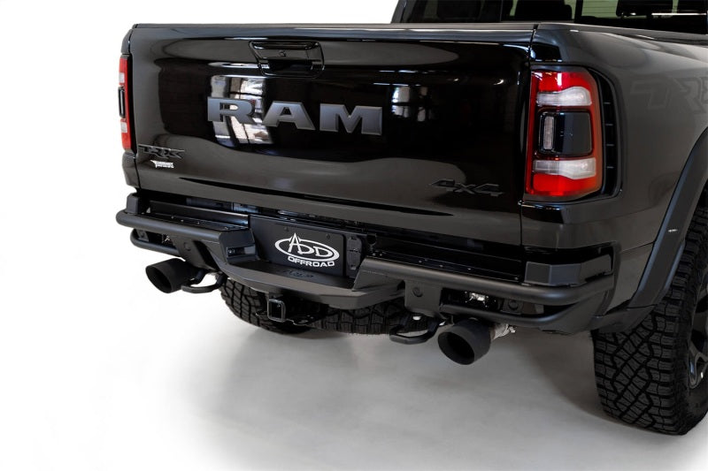 Addictive Desert Designs 2021 Dodge RAM 1500 TRX PRO Bolt-On Rear Bumper w/ Sensors Bumpers - Steel Addictive Desert Designs