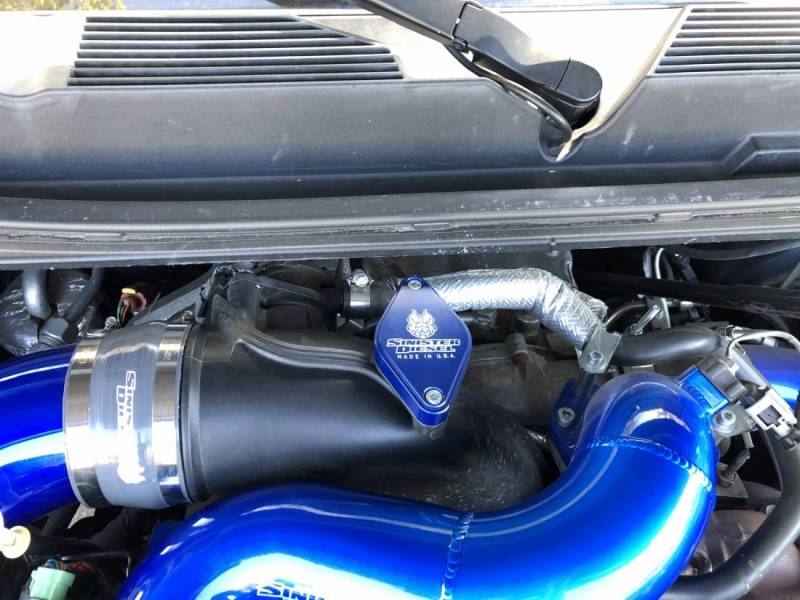 Sinister Diesel 11-15 Chevy Duramax LML Intake Bridge Intake Elbows Sinister Diesel