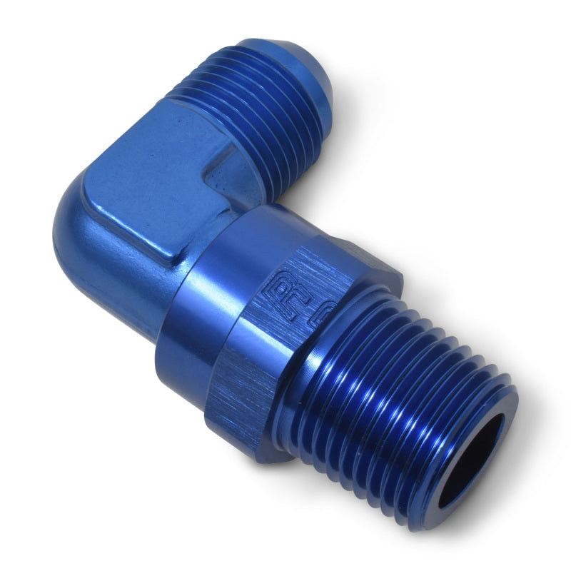 Russell Performance -12 AN 90 Degree Male to Male 1/2in Swivel NPT Fitting Fittings Russell