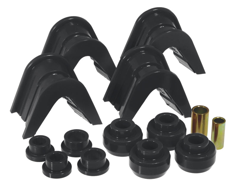 Prothane 66-79 Ford Trucks 14-Piece Bushing Set - 4deg Offset - Black Bushing Kits Prothane