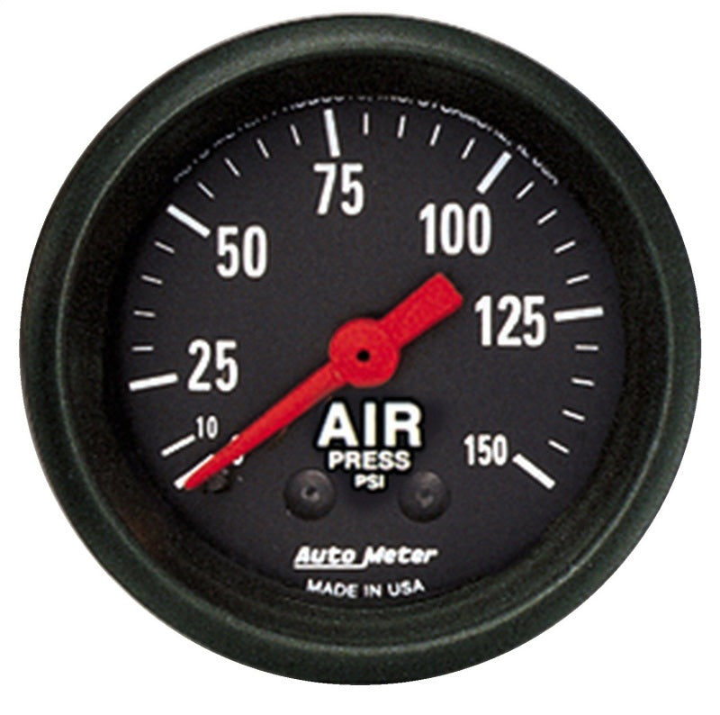 Autometer Z Series 52mm 0-150 PSI Mechanical Air Pressure Gauge Gauges AutoMeter