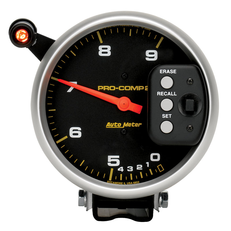 Autometer Pro-Comp 5 inch 9000 RPM Dual Range w/ Shift-Lite and Memory Tach Gauges AutoMeter