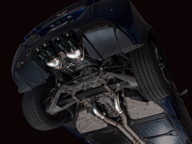 AWE Tuning C6 Chevrolet Corvette Z06/ZR1 Touring Edition Axle-Back Exhaust w/ Diamond Black Tips Axle Back AWE Tuning