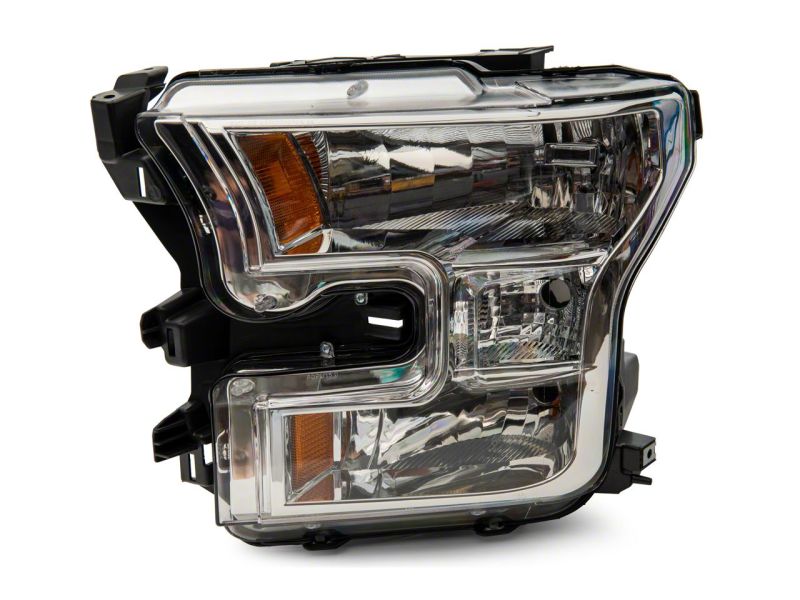 Raxiom 15-17 Ford F-150 Axial OEM Style Rep Headlights- Chrome Housing (Clear Lens) Headlights Raxiom