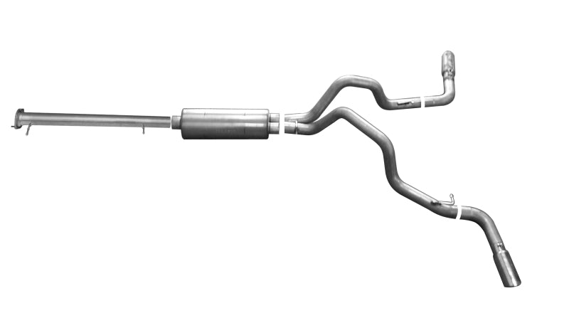 Gibson 15-19 GMC Sierra 2500 HD Base 6.0L 3in Cat-Back Dual Extreme Exhaust - Stainless Catback Gibson