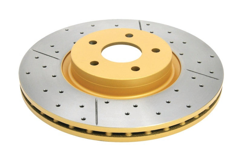 DBA 13-18 Ford Focus ST (w/320mm Front Rotor) Front Drilled & Slotted Street Series Rotor Brake Rotors - Slot & Drilled DBA