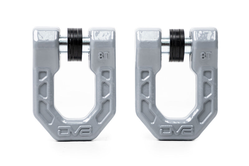 DV8 Offroad Elite Series D-Ring Shackles - Pair (Gray) Bumper Accessories DV8 Offroad