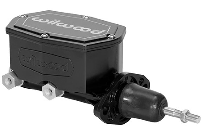 Wilwood Corvette C2 Compact Tandem Master Cylinder - 7/8in Bore Black Brake Master Cylinder Wilwood
