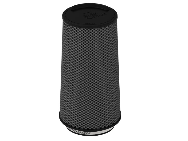 aFe POWER Magnum FLOW Blk Pro 5R Air Filter 6.75x5in Flange x 9.25x7.5 Base x 7.75x6 Top x 18 Height Air Filters - Universal Fit aFe