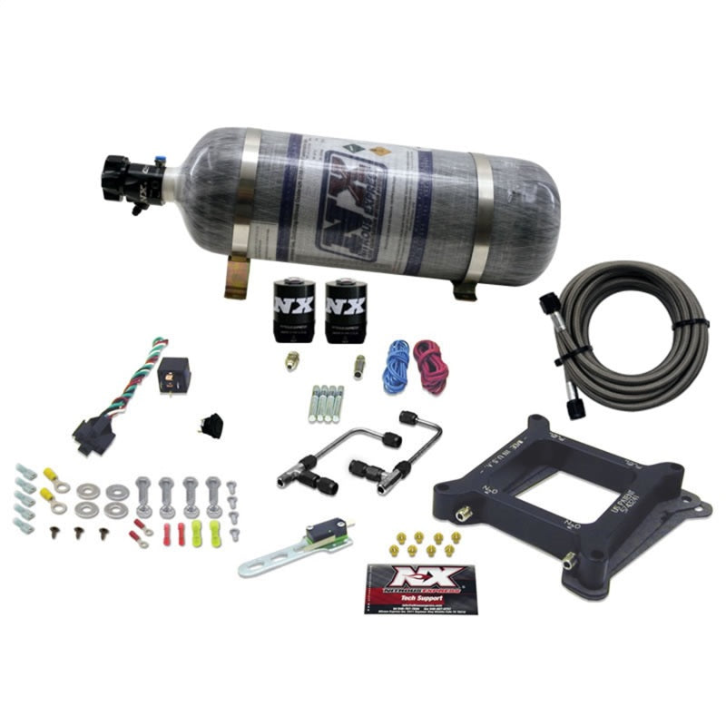 Nitrous Express 4150 Gemini Pro-Power Alcohol Nitrous Kit w/Composite Bottle Nitrous Systems Nitrous Express